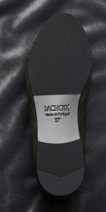 Mocassins / Sapatos Verdes Lachoix - Tamanho 37 (Made in Portugal)