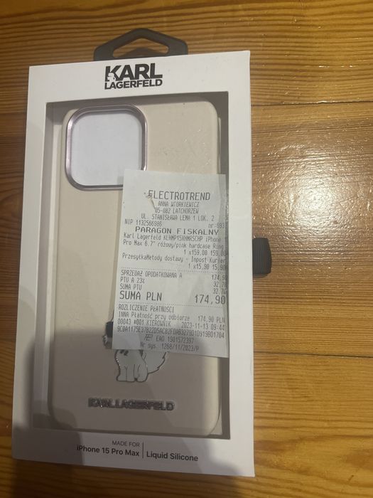 Etui na telefon Karl Lagerfeld Iphone 15 Pro Max