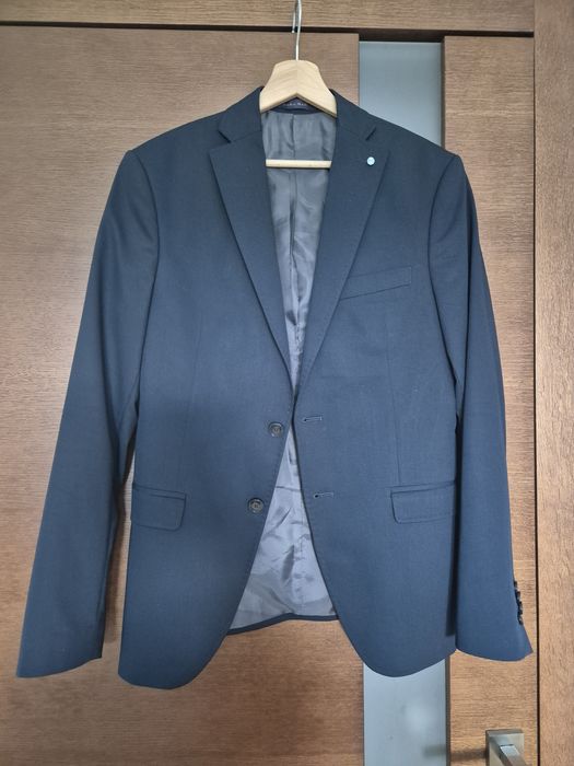 Granatowa marynarka Zara Man rozmiar 38