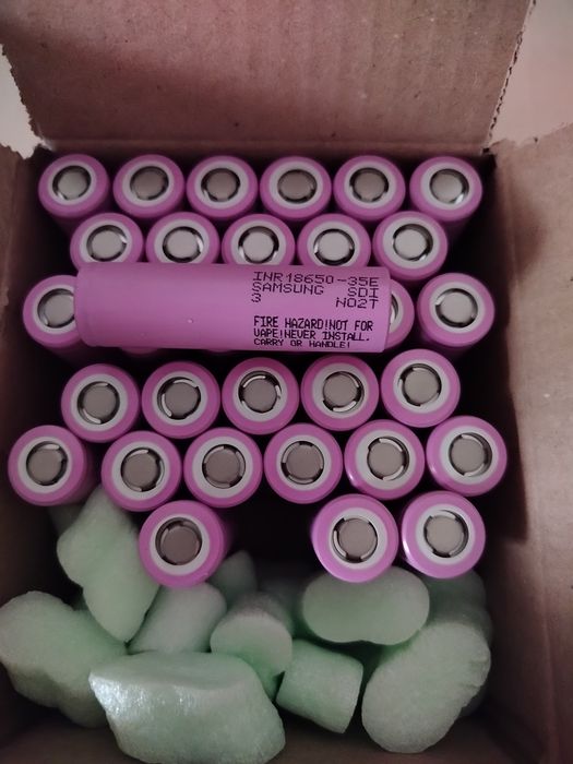 Акумулятор Samsung INR18650-35E 3400 mAh (8A) — оригінал. Новий.