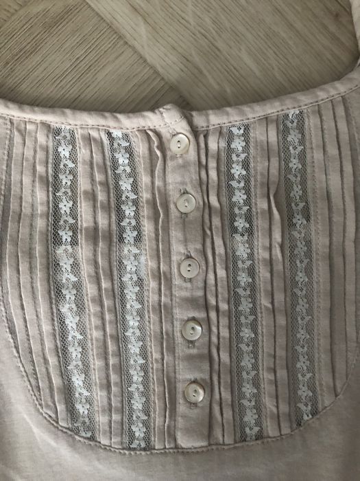 Bluzeczka ramiączka beżowa Oysho r S