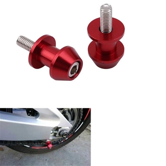 Par suportes aluminio cavalete moto M6 e M8