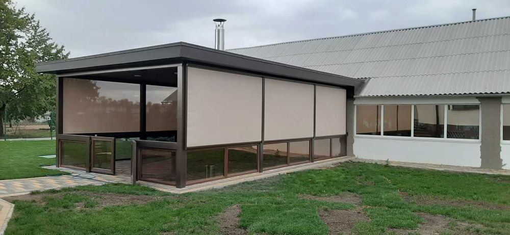 Зовнішні тканинні ролети. Ролети для вулиці.