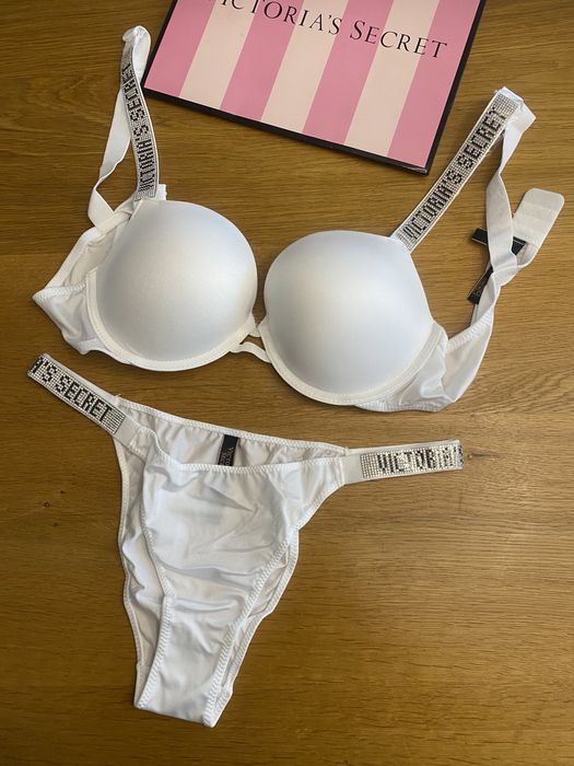 NOWY komplet bielizny Victoria’s Secret rozmiar B85 stanik + majtki