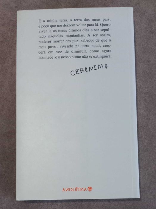 Geronimo, Por Ele Próprio