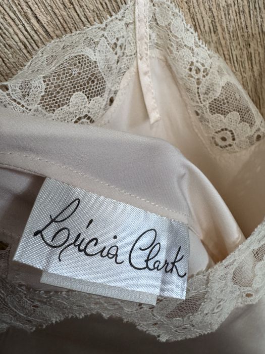 шовкова сорочка, комбінація, сукня з натурального шовку та мережива lucia clark