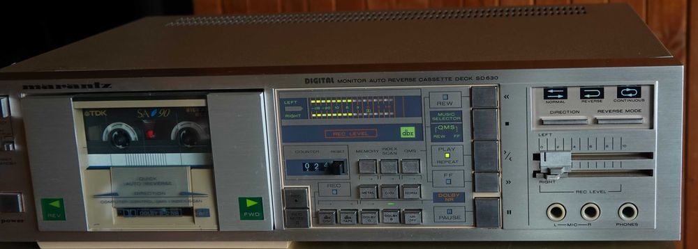 Vintage Marantz SD 630  dolby B  C dbx  Magnetofon kasetowy