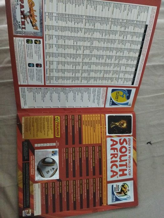 Raridade Completa: Álbum Copa do Mundo 2010 – Completo e em Bom Estado