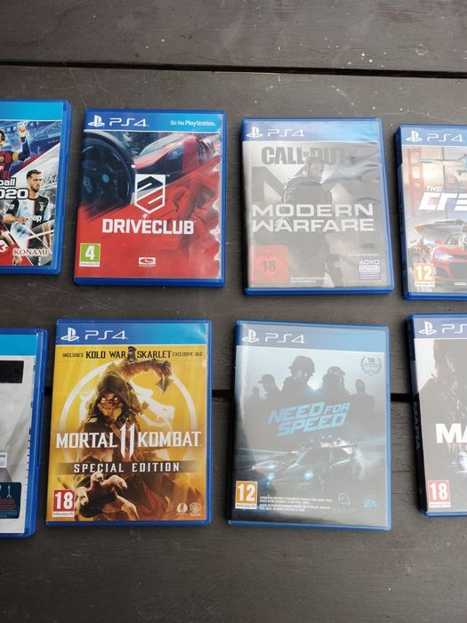 Lote de jogos para PS4