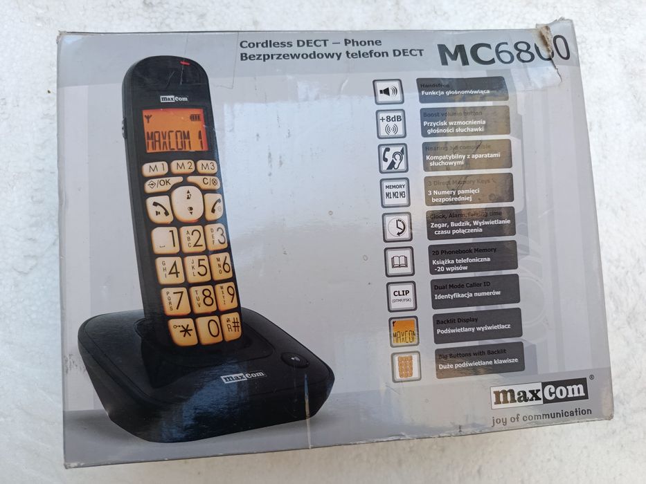 Telefon bezprzewodowy DECT MC 6800