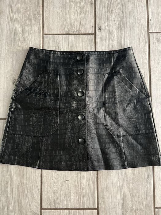 Юбка шкіряна спідниця