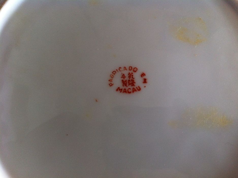 conjunto de pecas antigas de macau