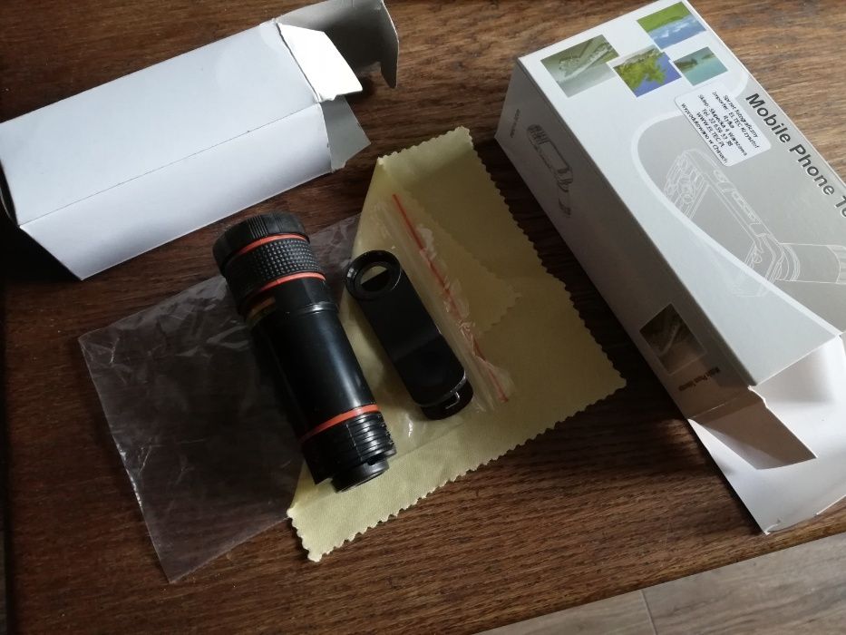 Sprzedam nowy teleobiektyw zoom x12 do smartfona