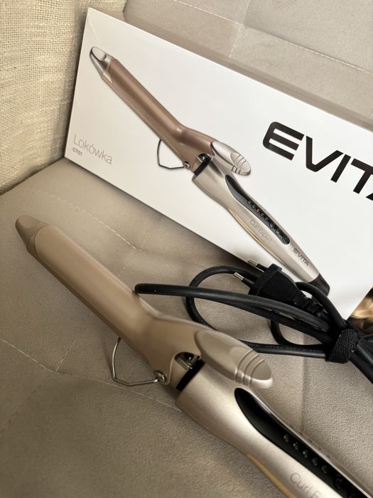 Lokówka ceramiczna turmalinowa jak nowa Evita Gold