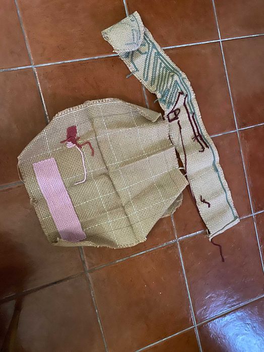 restos de tapecaria para costurar