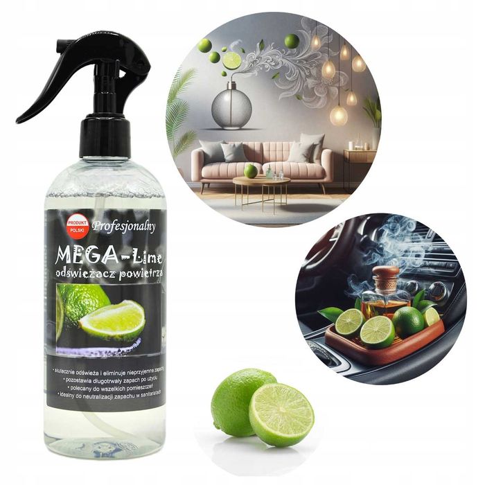 DOLPHIN Odświeżacz powietrza MEGA Lime zapach limonka 400 ml
