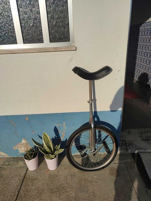 Bicicleta de uma roda muito divertido andar nela.