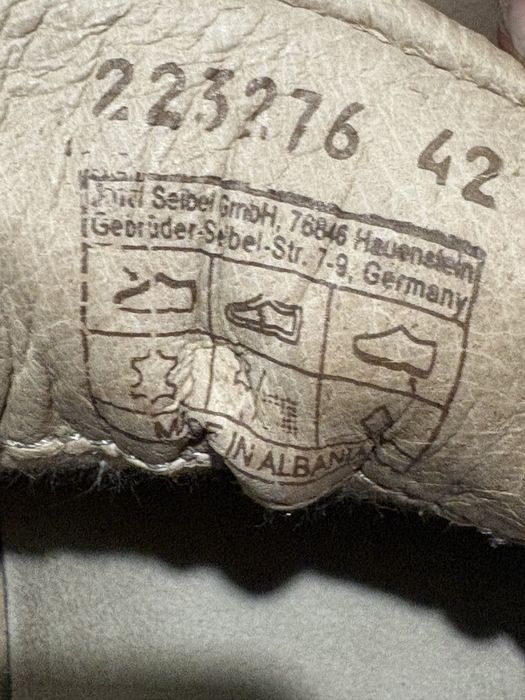 Buty ze skóry JOSEF SEIBEL