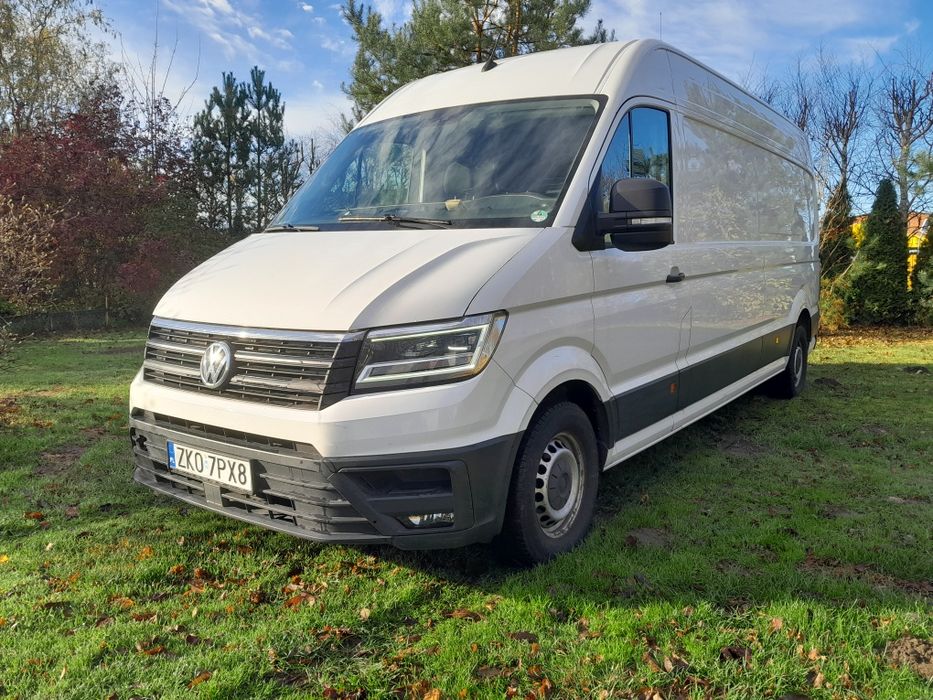Vw crafter.180KM. polski salon. bezwypadkowy. hak 3t