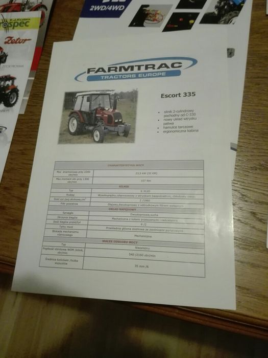 Prospekty; Zetor, Farmtrac, Solis, Laborghini, Drewbet