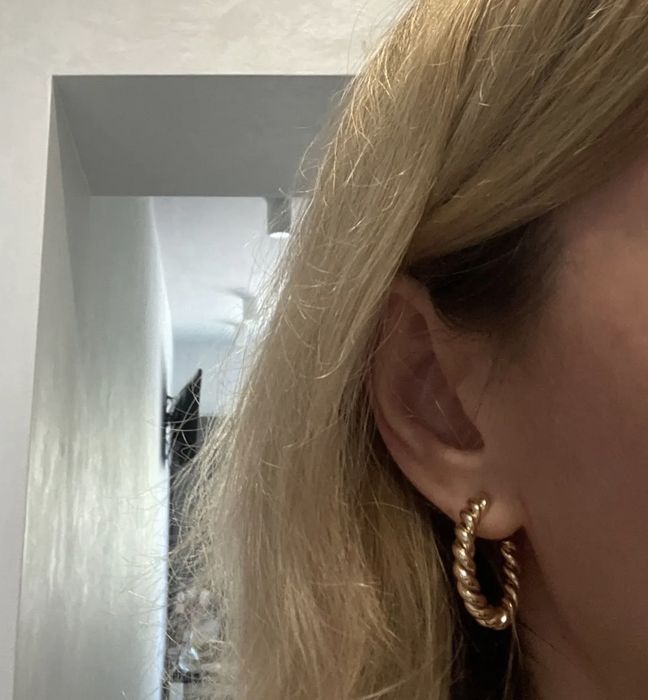 Сережки кільця, конго, тренд, нові.