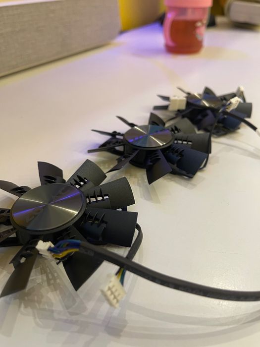 Кулеры вентиляторы Zotac GTX 1070 1070ti 1080 GA92S2U 87мм комплект 3ш