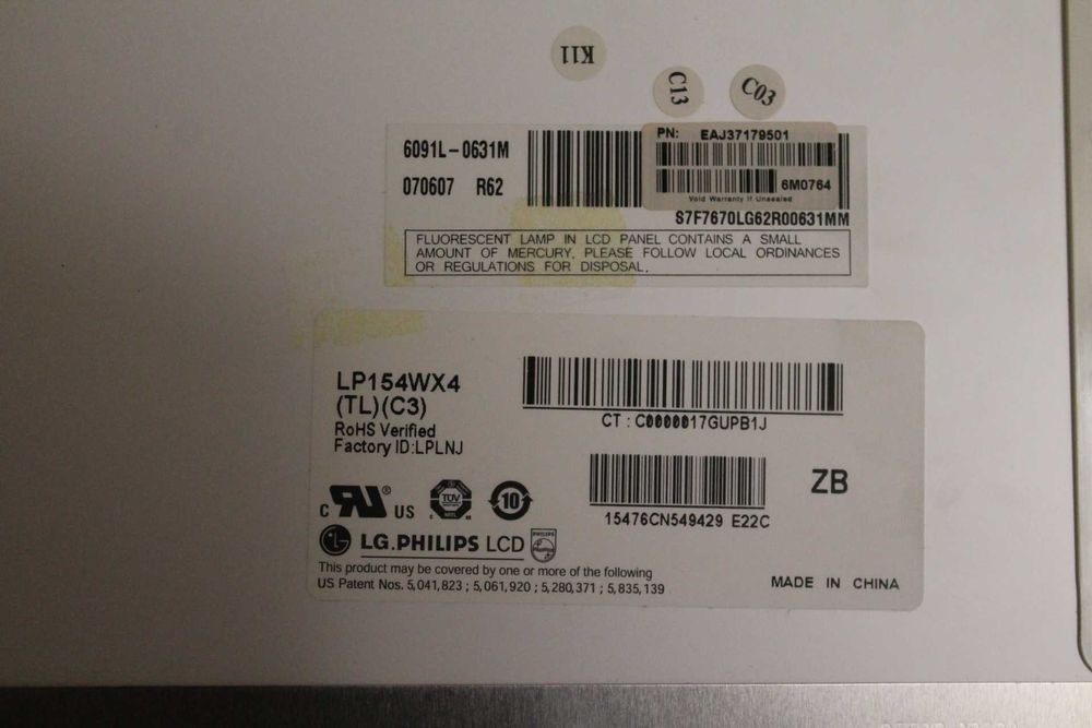 Матрица 15.4 LG-Philips LP154WX4 (TL)(C3)