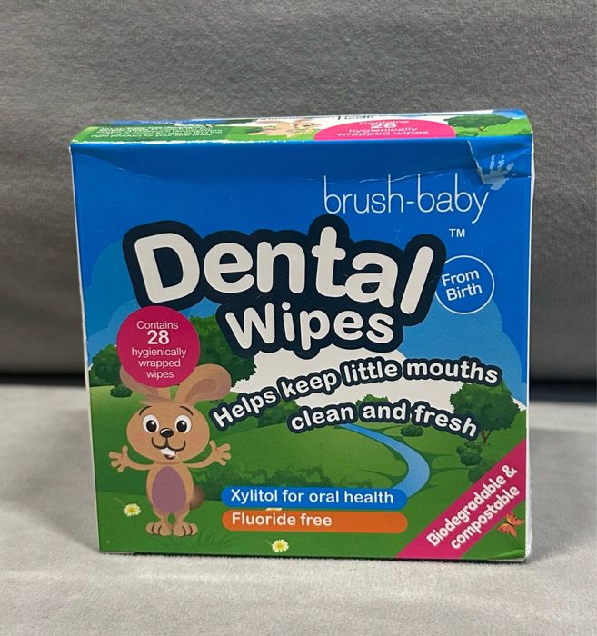 Дентальні серветки Brush Baby 28 штук