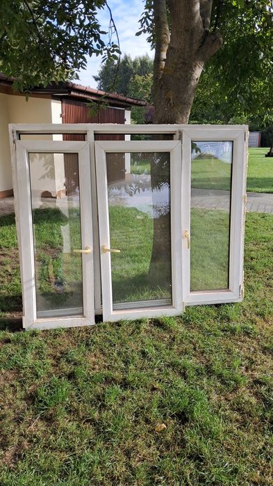 3szt okien + okno balkonowe
