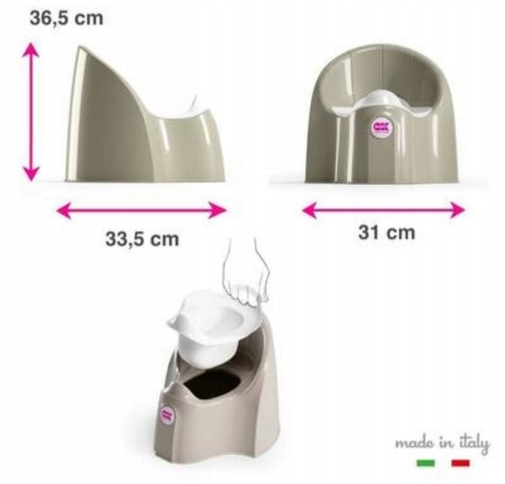 OkBaby nocnik dla dzieci - nowy/bez wkładki