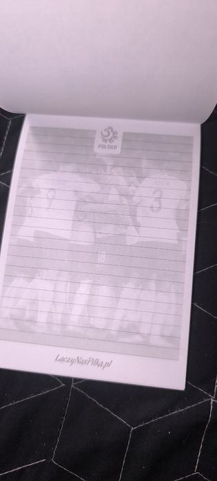 Notes dla piłkarza fana kibica piłki nowy a6