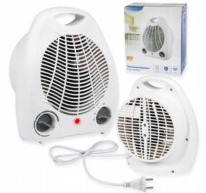 Farelka mocny grzejnik termowentylator elektryczny termostat 2000w piecyk