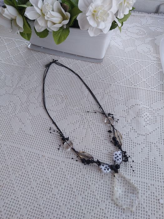 Colar comprido estilo étnico, original e bonito