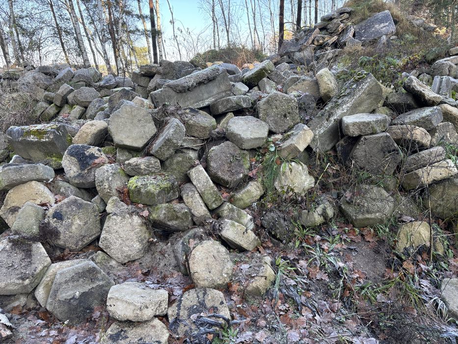 Trylinka, kostka betonowa, gruz. Oddam za darmo.