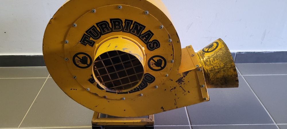 Turbina insuflável usada motor potente