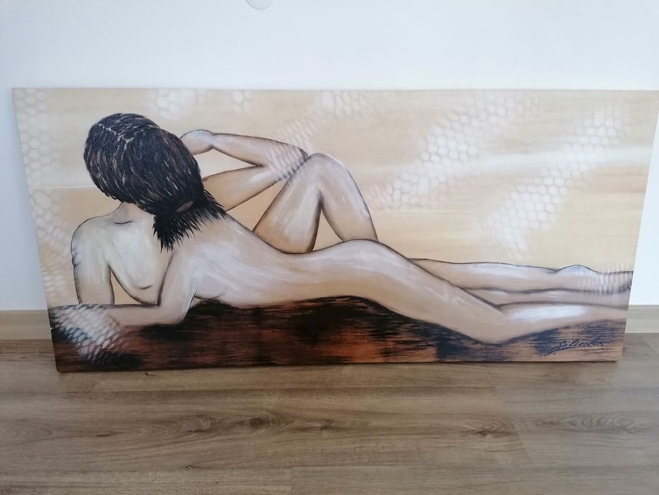 Tela pintada a mão
