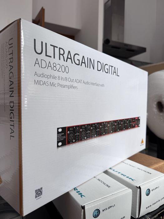Behringer Ultragain Digital ADA8200 - stan bdb, pudelko