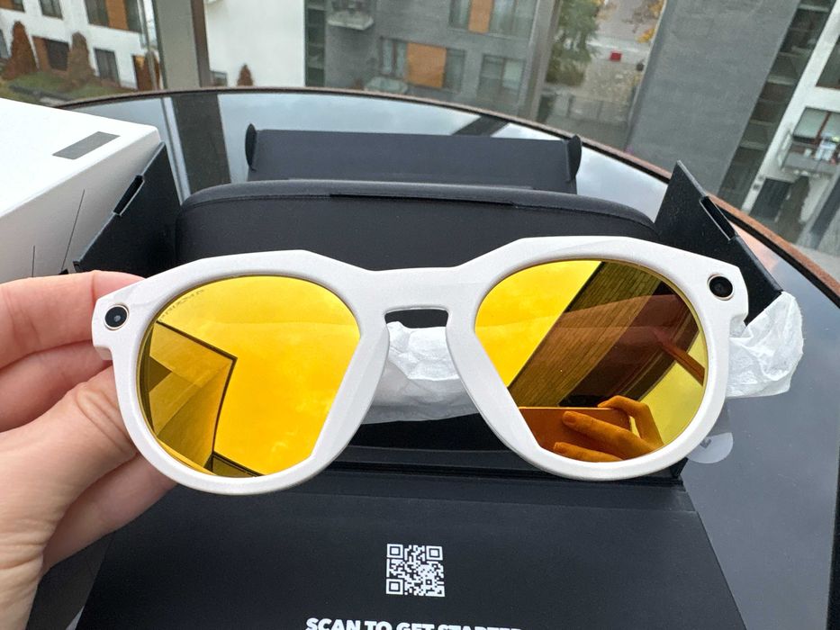 Смарт окуляри Oakley Meta HSTN золотисті лінзи