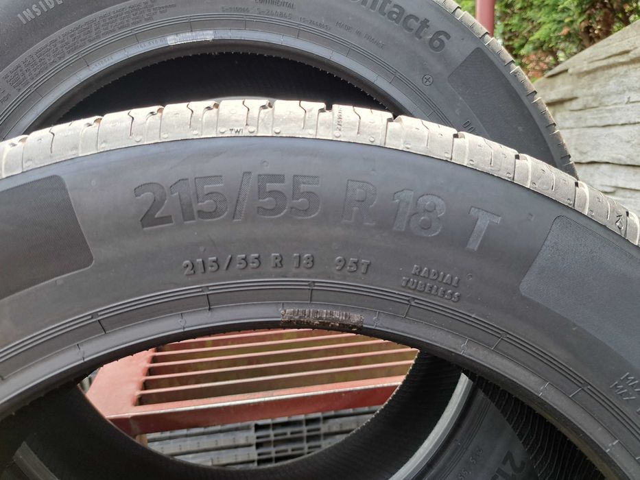 4 Opony letnie JAK NOWE! 215/55 R18 Continental Montaż Gratis ! ! !