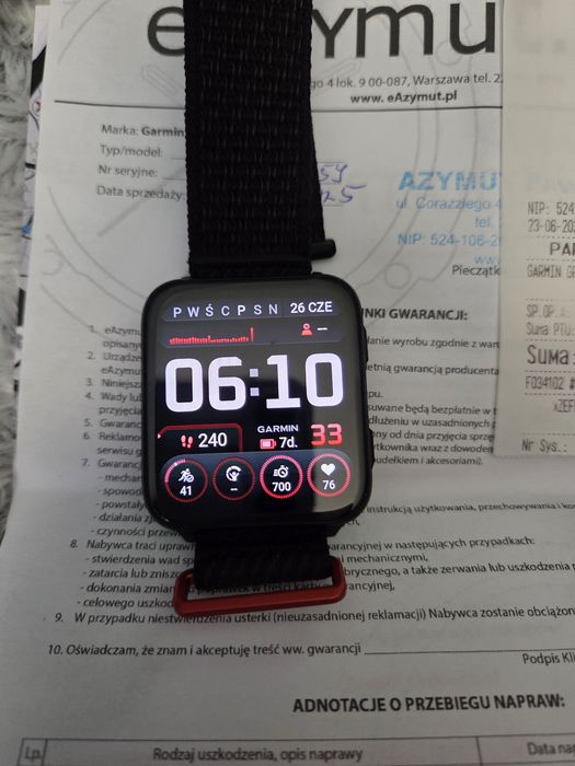 Garmin venu x1 uzywany