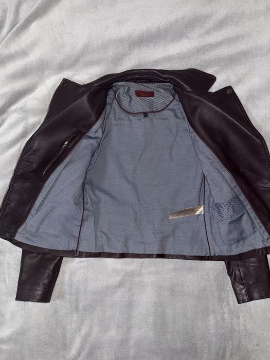 Kurtka skórzana Massimo Dutti