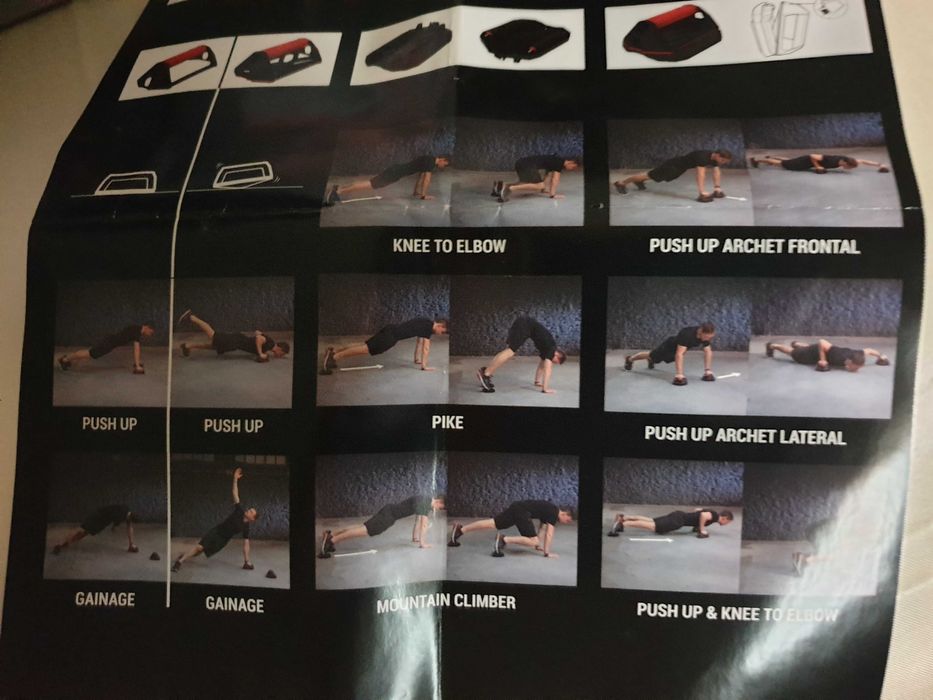 Push Up Wheel para Flexões de Braço