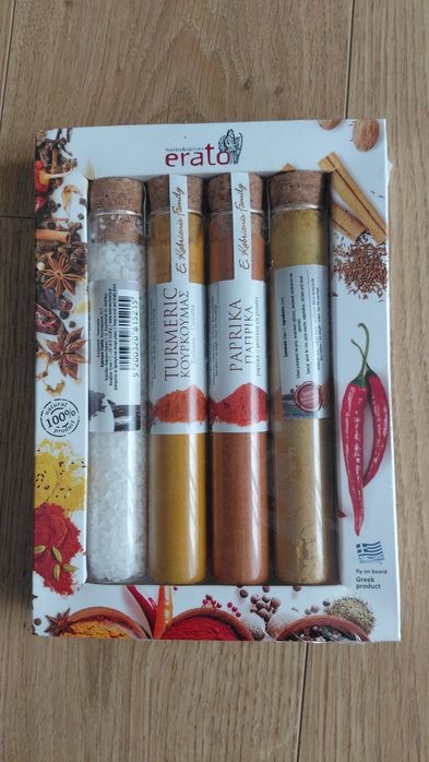 Przyprawy greckie na prezent Erato nowe 100% natural