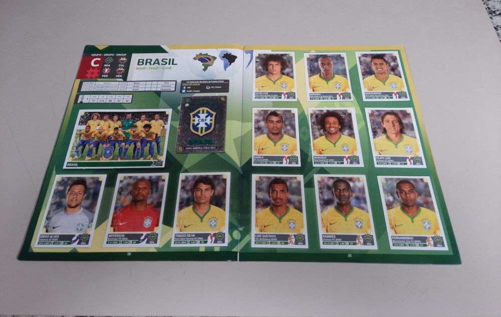 Cadernetas Futebol Copa America  2015 panini NOVA