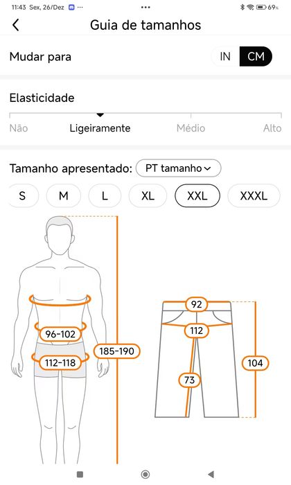 Calças novas de tecido fino n 46 n 48 n 50
Xxl
Pvp 19 eur
Vendo para d