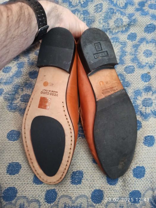 продам кожаные туфли - лоферы