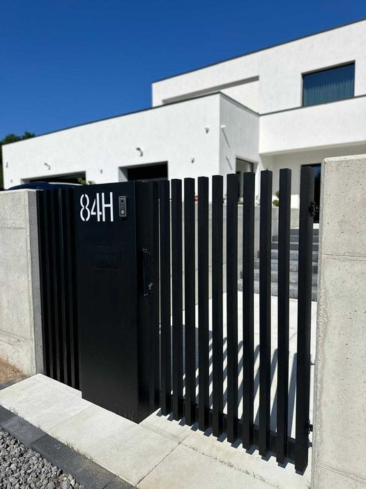 Ogrodzenie premium nowoczesne ogrodzenie grzebieniowe profile pionowe