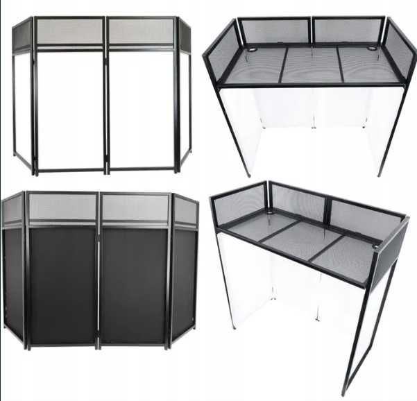 Parawan DJ stół osłona dla DJa konsoleta stanowisko didżejka PRO