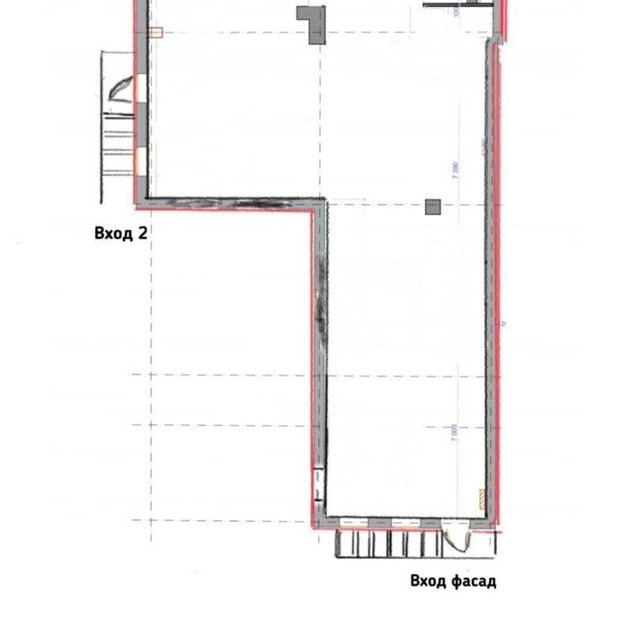 Здам фасад для бізнесу високий трафік,центр,вільне планування