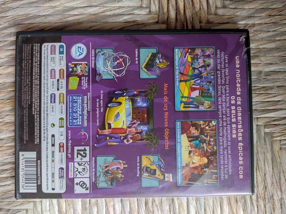 Sims 2 Na Noite PC (disco expansão) portes incluídos
